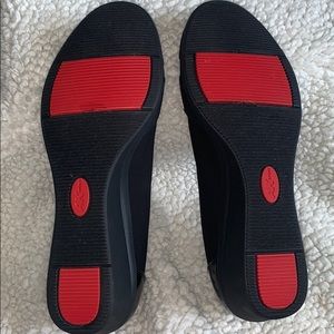 Anne Klein Sport Shoes - Anne Klein Sport peep toe black wedges-never worn Anne Klein Sport Shoes - Anne Klein Sport peep toe black wedges-never worn